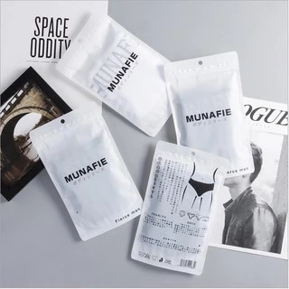 #3593 กางเกงในชาย MUNAFIE เนื้อผ้านุ่ม มีซองใส่ทุกตัว รุ่นขาเว้า