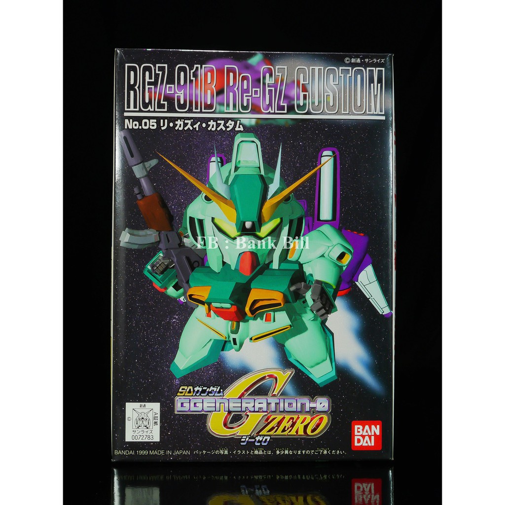 กันดั้ม Gunpla SD Gundam G Generation Zero No.05 Re-GZ Custom