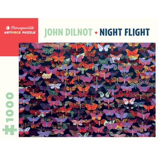 [จัดส่งฟรี] จิ๊กซอว์ Pomegranate ภาพ Night Flight จิตรกร John Dilnot จำนวน 1,000 ชิ้น