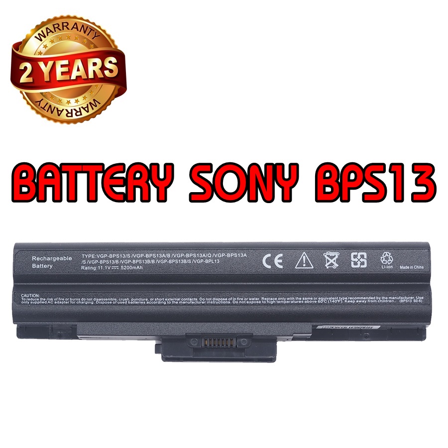 รับประกัน 2 ปี BATTERY SONY BPS13 แบตเตอรี่ โซนี BPS21 Series ...