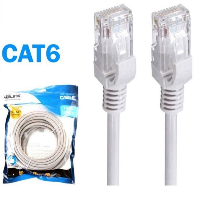 สายแลน LAN Cat6 PLINK 3m 5m 10m พร้อมเข้าหัว
