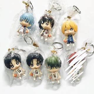 [ kuroko no basket - คุโรบาส ] พวงกุญแจ คุโรโกะ , คางามิ , คิเสะ , มิโดริมะ , ทาคาโอะ , อาคาชิ