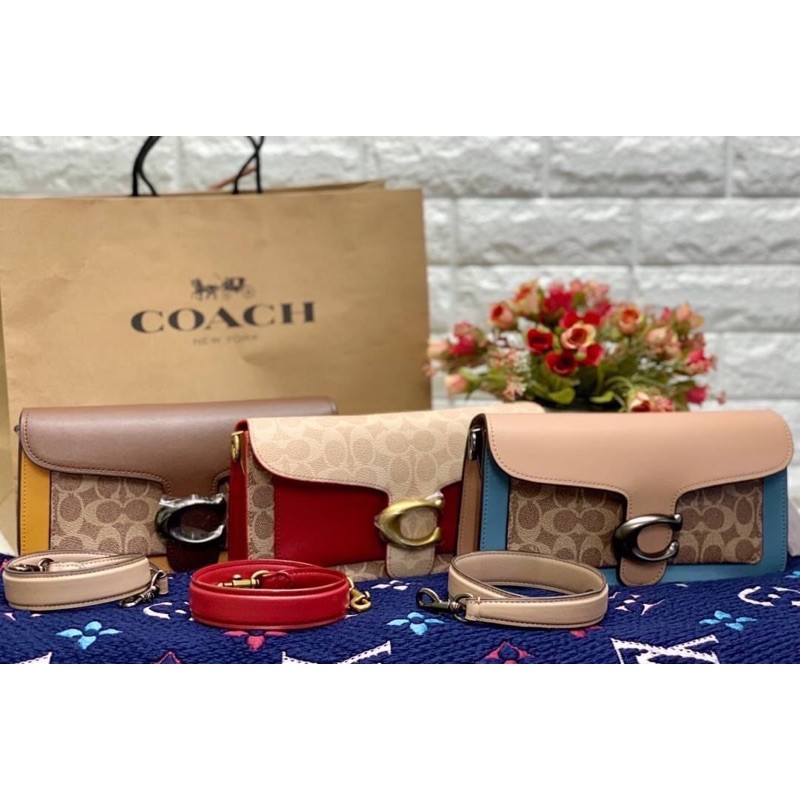 COACH TABBY SHOULDER BAG 26 IN BLOCKED SIGNATURE ((6639//4606))