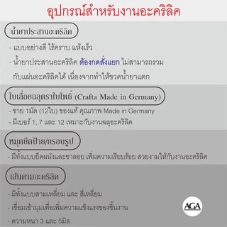 น้ำยาเชื่อมอะคริลิค น้ำยาประสานอะคริลิก แบบไร้คราบ เซ็ตตัวเร็ว ขนาด100ml. ใบเลื่อยฉลุตราใบโพธิ์ และ เส้นดามอะคริลิค