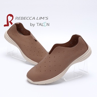 Rebecca Lims by TALON รองเท้าสุขภาพ รุ่น Milan สีกาแฟ น้ำหนักเบา ช่วยบรรเทาอาการ รองช้ำ เท้าแบน กระดูกโปน และปวดหลัง