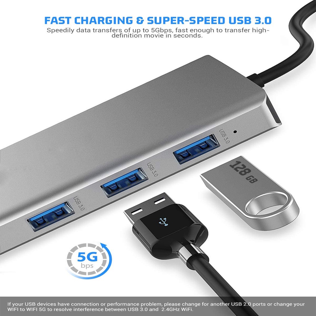 12in1 ฮับ USB c Type-c เป็น HDMI 4k VGA RJ45 SD TF การ์ดรีดเดอร์ Usb3.0 สําหรับโน้ตบุ๊ก แล็ปท็อป