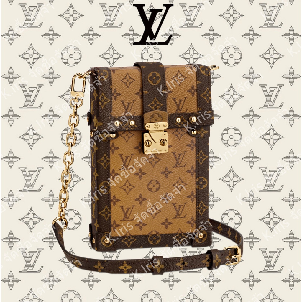 Louis Vuitton/ LV/ POCHETTE TRUNK VERTICALE กระเป๋าถือ