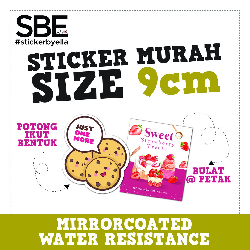 [FREE DESIGN] สินค้าสติ๊กเกอร์ 9CM