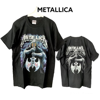 เสื้อยืดโอเวอร์ไซส์MT056 เสื้อยืดวงร็อค METALLICA เมทัลลิก้า เสื้อวง เสื้อยืดเมทัลลิกา เสื้อวินเทจS-3XL