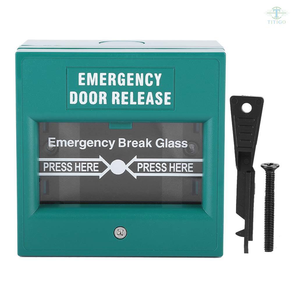 Emergency Door Release Glass Break Alarm Button Fire Alarm Swtich Break