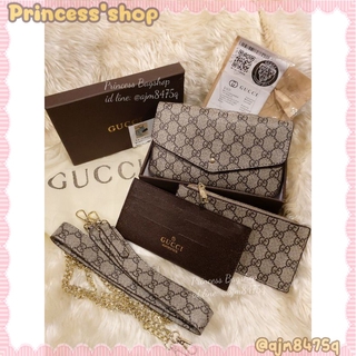 Princessshop กุชชี่กระเป๋าหน้าจดหมายสายหนังสปอร์ต8"(ครบกล่อง)