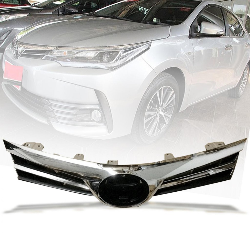 กระจังหน้า หน้ากระจัง ชุบโครเมี่ยม รุ่นโตโยต้า อัลติส TOYOTA ALTIS ปี 2017-2019