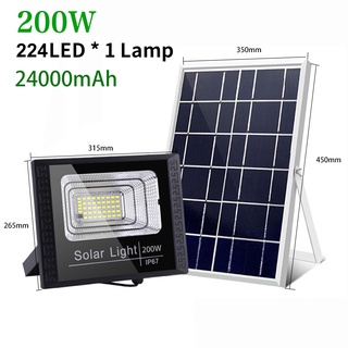 【Ready Stock !】 COD Solar lights 200Wไฟโซล่า ไฟสปอตไลท์ กันน้ำ ไฟ Solar Cell ใช้พลังงานแสงอาทิตย์ โซลาเซลล์ ไฟถนนเซล