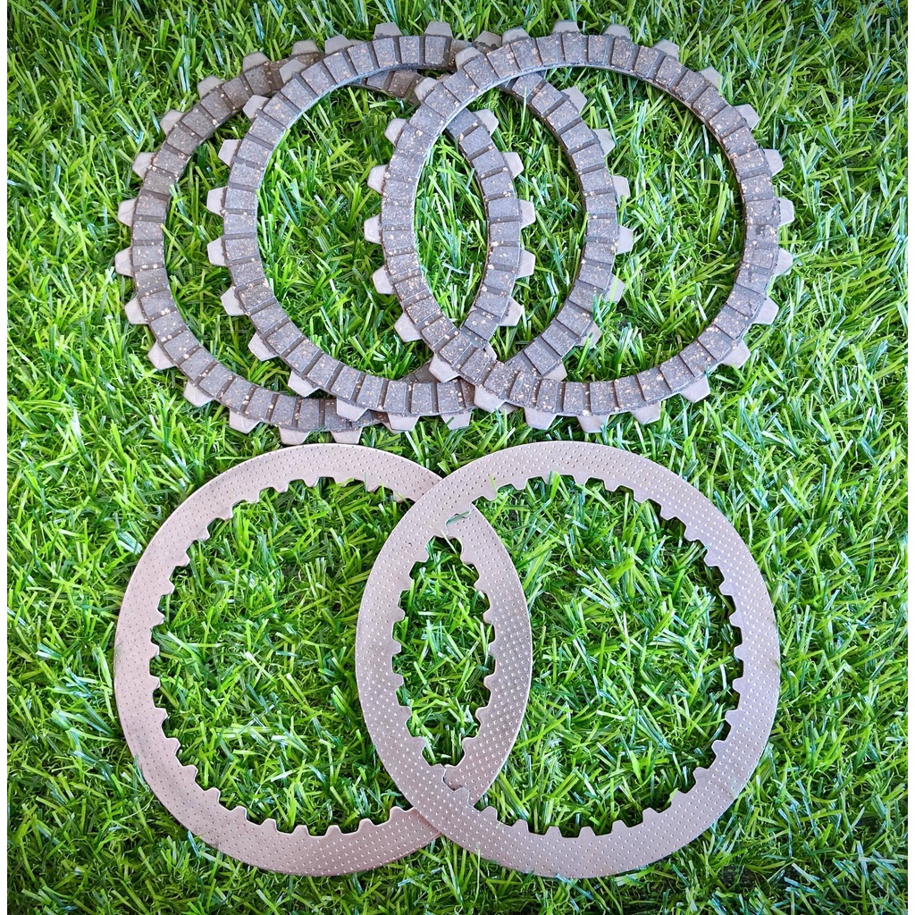 ชุดแผ่นครัชผ้าผสมทองแดง ชุดแผ่นครัช+แผ่นเหล็ก w110i /Dream #W110i สตาทเท้า - รูปที่ 2