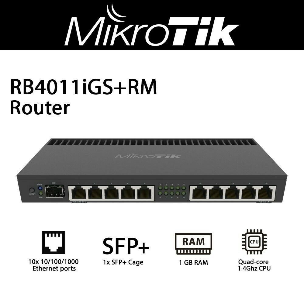 MikroTik RB4011iGS+RM
