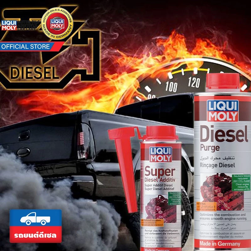 Liqui Moly น้ำยาล้างและเคลือบหัวฉีด วาล์ว เครื่องยนต์ดีเซล Super Diesel Additive thumbnail 4