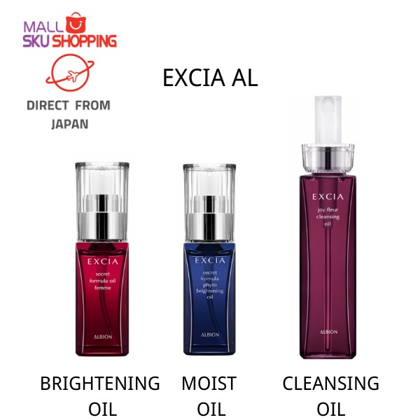 【Direct from Japan】ALBION EXCIA AL Joy Fleur Cleansing Oil 180ml/Secret Formula Oil Femme 30ml/Secret Formula Phyto Brightening Oil 30ml / skin care / skujapan