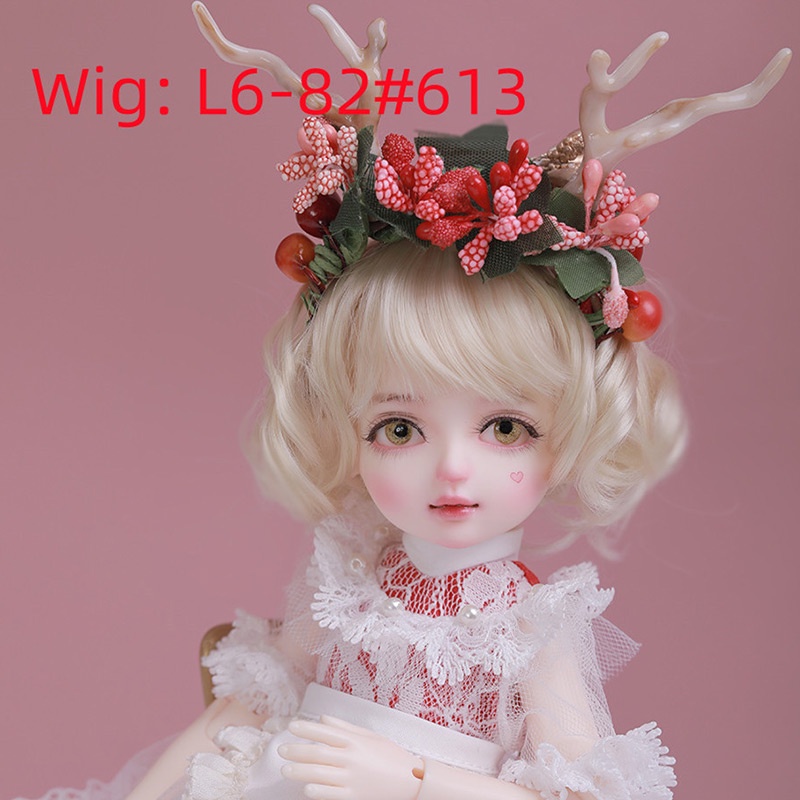 Clearance BJD วิกผมยาว และสั้น อุณหภูมิสูง 1/6 6-7 นิ้ว อุปกรณ์เสริม สําหรับตุ๊กตา BJD ราคา ถูกที่สุด ดีลบีเคเค แกลเลอรีภาพที่ 5