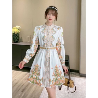 ❤️เดรสพิมพ์ลาย สวยๆ เรียบหรู ดูดี 🌟งานนำเข้า🌟พร้อมส่งในไทย✅