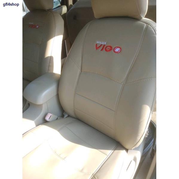 จัดส่งตรงจุด▫ชุดหุ้มเบาะ  Toyota VIGO ตรงรุ่น ฟิตเข้ารูป คู่หน้า หลัง หนัง เกรดพรีเมียม