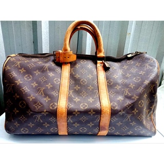 ส่งฟรี!! กระเป๋า LV Keepall 45 มือสองของแท้ค่ะ