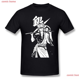 บ้านการ์ตูนใหม่ Sakata Gintoki มังงะ Gintama เสื้อยืด Camisetas พลัสขนาด O-คอผ้าฝ้ายแขนสั้นผู้ช +2#