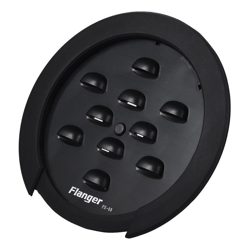 flanger fs - 08 Soundhole อุปกรณ์กันหอนกีต้าร์โปร่ง แผ่นปิด soundhole FLANGER สำหรับกีต้าร์โปร่งชนิดปลดไว !!