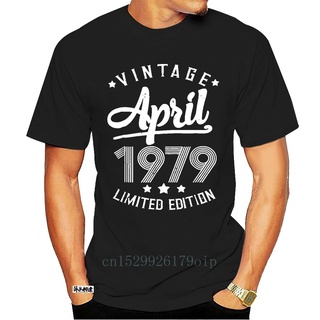 เสื้อยืดวินเทจใหม่ เสื้อยืด ลาย April 1979 1979 Bi 4933A Hmnfpf64Ahdlph04 สไตล์วินเทจย้อนยุค สําหรับผู้ชายS-3XL