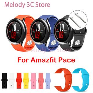 20 Color สายคล้องคอซิลิโคนอ่อนสำหรับ Huami Amazfit Pace strap 22mm