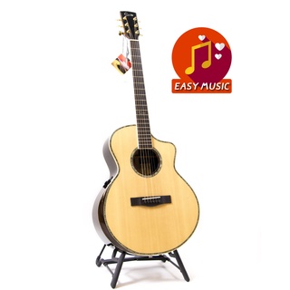 กีตาร์โปร่งไฟฟ้า Gusta GJX350C Acoustic-Electric Guitar