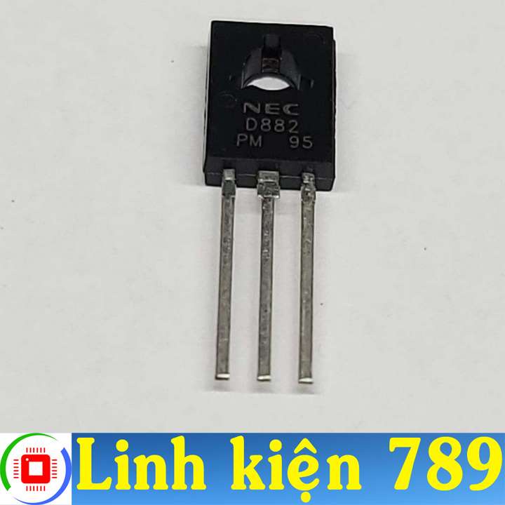 D882 2SD882 ทรานซิสเตอร์ NPN 3A 40V TO-126 - ส่วนประกอบ 789