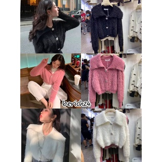 เสื้อผ้าสาวอวบ กำมะหยี่ขนนุ่ม(cool)มากงานแขนยาว หรูดูแพงมาก พร้อมกับกระดุมแบบ high มากเนื้อผ้าขนนุ่มปุกปุยมาก