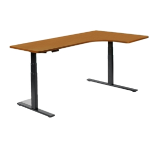 Bewell Ergonomic L-Shaped Desk โต๊ะปรับระดับไฟฟ้า รูปตัว L เข้ามุมได้ทั้ง 2 ฝั่ง เพิ่มพื้นที่ทำงาน หน้าจอปรับระดับระบบสัมผัส รับประกัน 5 ปี