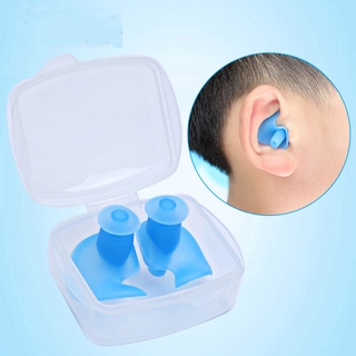 ear plug 【ซื้อ1ส่งไว1】อาบน้ำที่อุดหูกันน้ำเด็กว่ายน้ำซิลิโคนแชมพูเสียบหูผู้ใหญ่กันน้ำหูป้องกันหู