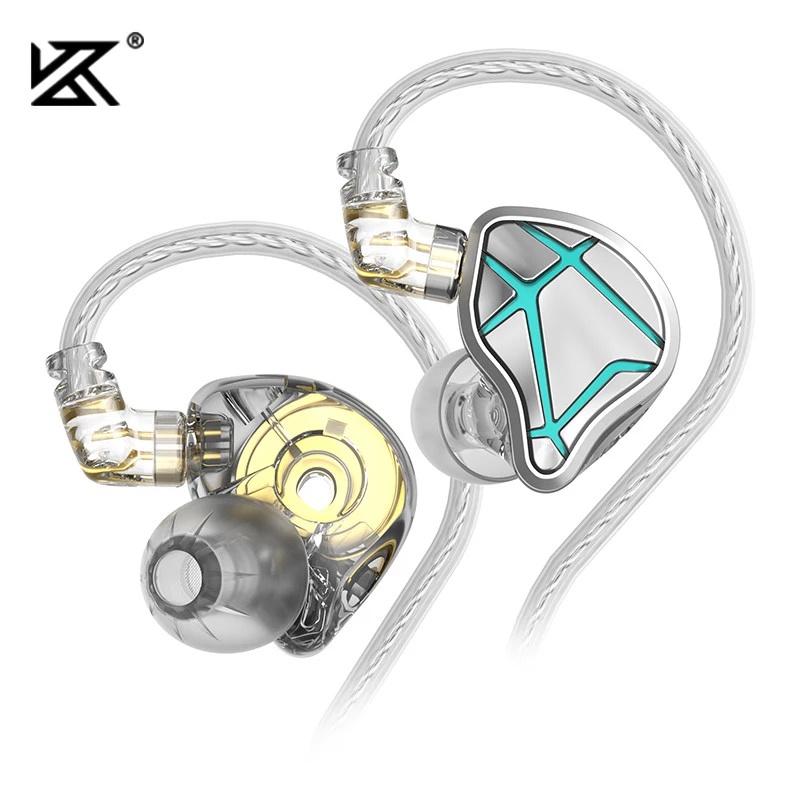 Kz ESX ชุดหูฟังไดนามิก HIFI ตัดเสียงรบกวน 12 มม. IEMs EDA EDX EDS