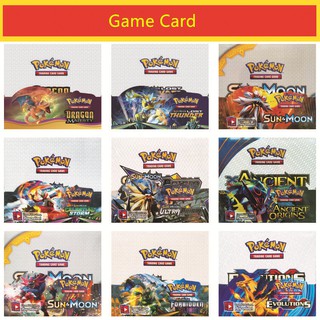 การ์ดเกม Pokemon &amp; Moon Lost Thunder Dragon Majesty 144 ชิ้น