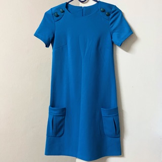 Miss Selfridge blue dress เดรส