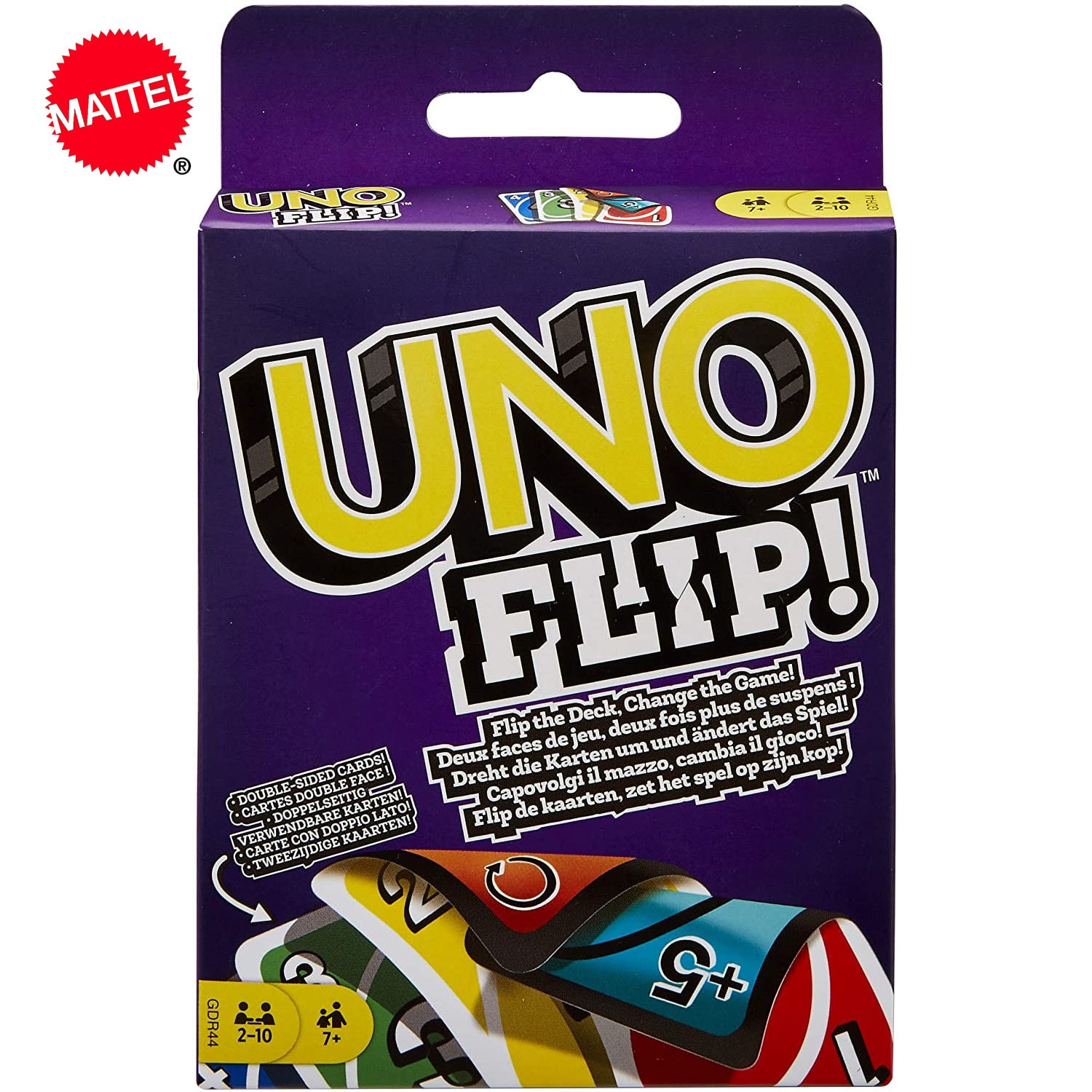 Plaese COD Mattel UNO Flip ! Kartenspiel Fun Board Game High Fun