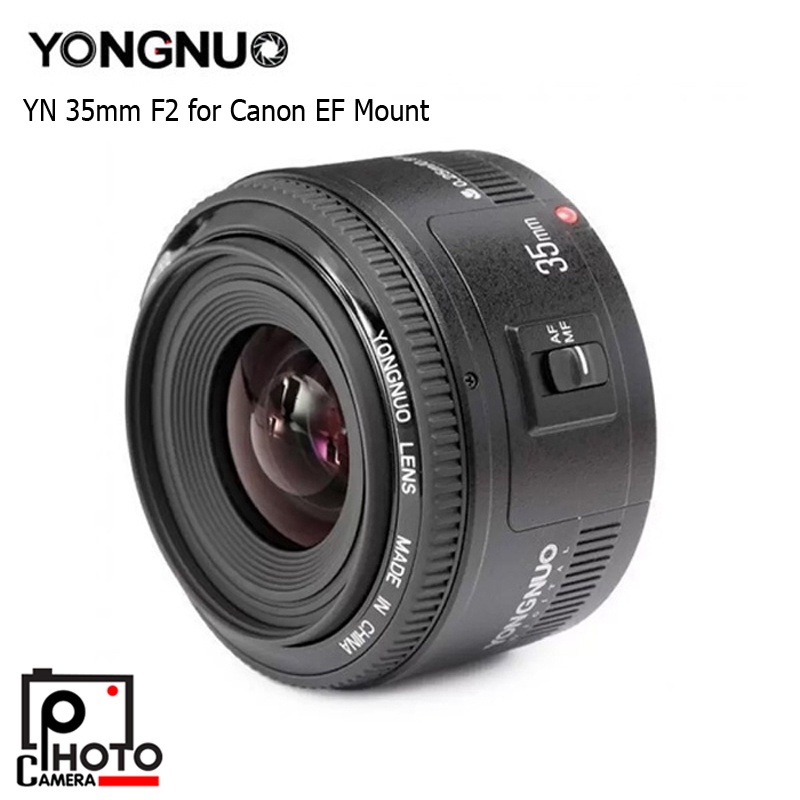 Yongnuo 35mm F2 for Canon EF Mount สำหรับกล้อง DSLR รับประกัน 1 ปี