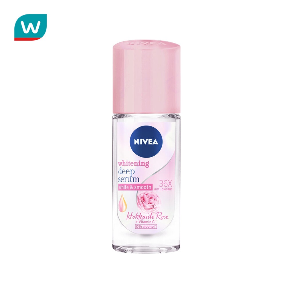 Nivea นีเวีย เซรั่ม โรลออน ฮอกไกโด โรส 40 มล.