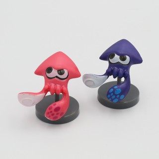 ฟิกเกอร์ โมเดล กาชาปอง ปลาหมึก สีชมพู / สีม่วง Splatoon2 (nintendo)