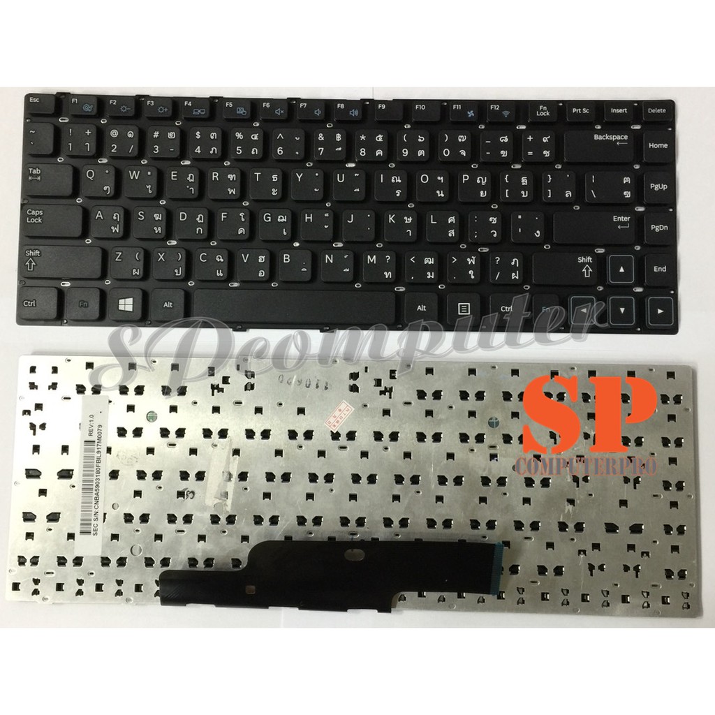 KEYBOARD SAMSUNG คีย์บอร์ด Samsung NP300 NP300E NP305 NP300E4Z NP300E4A NP300V4A NP355E4X NP300E4X N