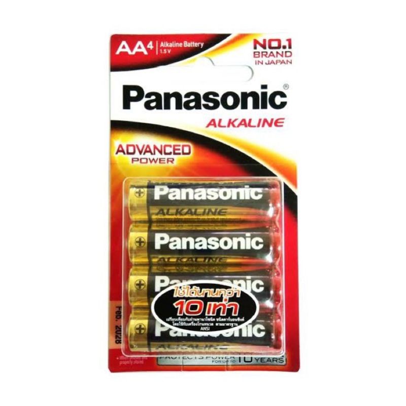 ถ่านอัลคาไลน์ AA LR6T/8B PANASONICถ่านอัลคาไลน์ 8B Panasonic รุ่น LR6T/8B