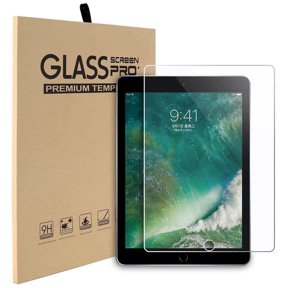 ฟิล์มกระจก นิรภัย เต็มจอ สำหรับ ไอแพด รุ่น 9.7  Tempered Glass Screen Protector For iPad 9.7 (9.7)