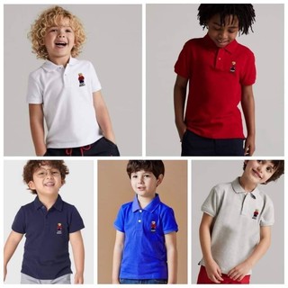 polo เสื้อโปโลเด็ก เสื้อคอปกเด็ก 2-8ปี พร้อมส่ง ผ้านิ่ม ราคาพิเศษ เปิดตัว