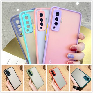 Lens Camera Protector Case Samsung A52S A52 A72 A32 4G 5G A51 A71 A50 S21 Ultra Versi Indonesia Armor PC + TPU Ultra Matte Shockproof Transparan Mewah untuk OPPO Realme C17,7,7i Full Protection Cover