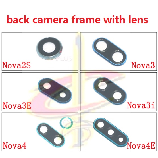【YG】เลนส์กล้อง พร้อมกรอบ สําหรับ huawei nova 2S 3 3i 4 3e 4e p20 p30 lite #3