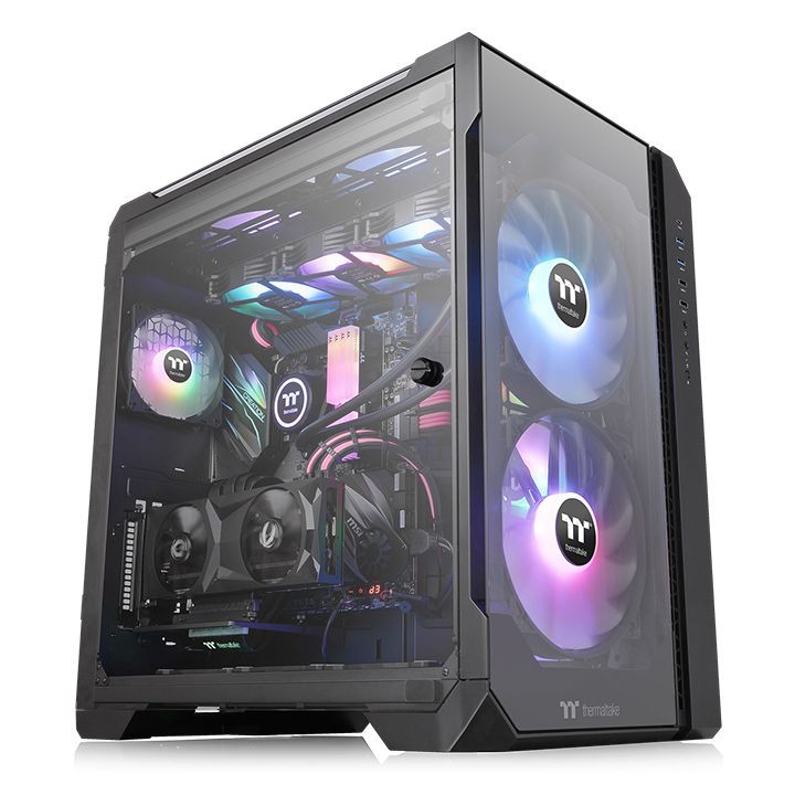 CASE (เคสกระจก) THERMALTAKE View 51 Tempered Glass ARGB Edition ...