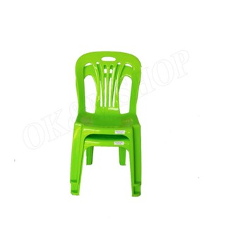 OK&amp;M Shop เก้าอี้เด็ก รุ่น KID CHAIR FT218(แพ็ค2ตัว)สีเขียว