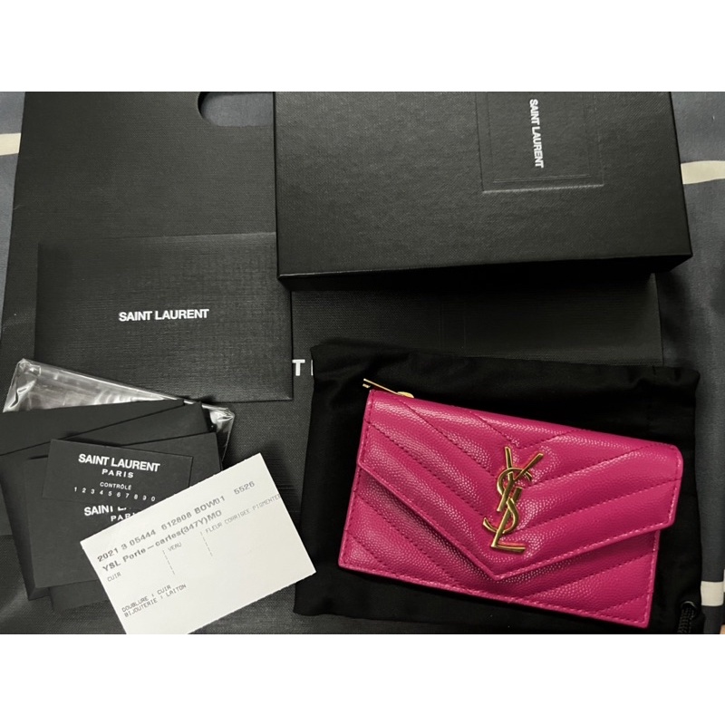 ysl cardholder แท้100%